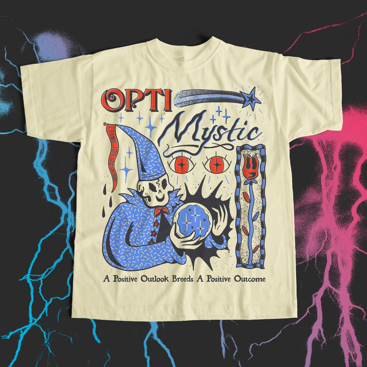 Opti-Mystic Tee – Wizard of Barge