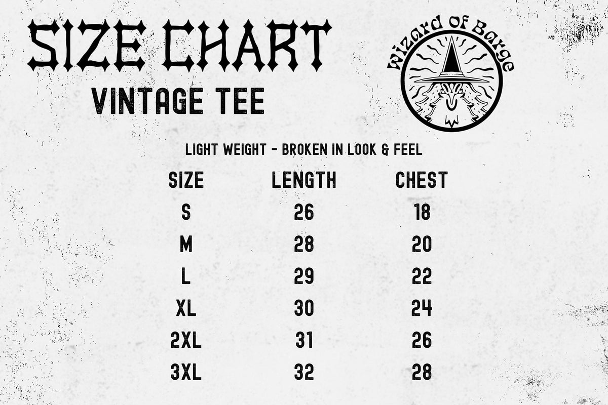 Hell of a Time Vintage Tee – Wizard of Barge