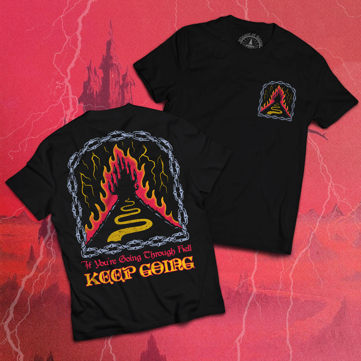 Keep Going Tee – Wizard of Barge