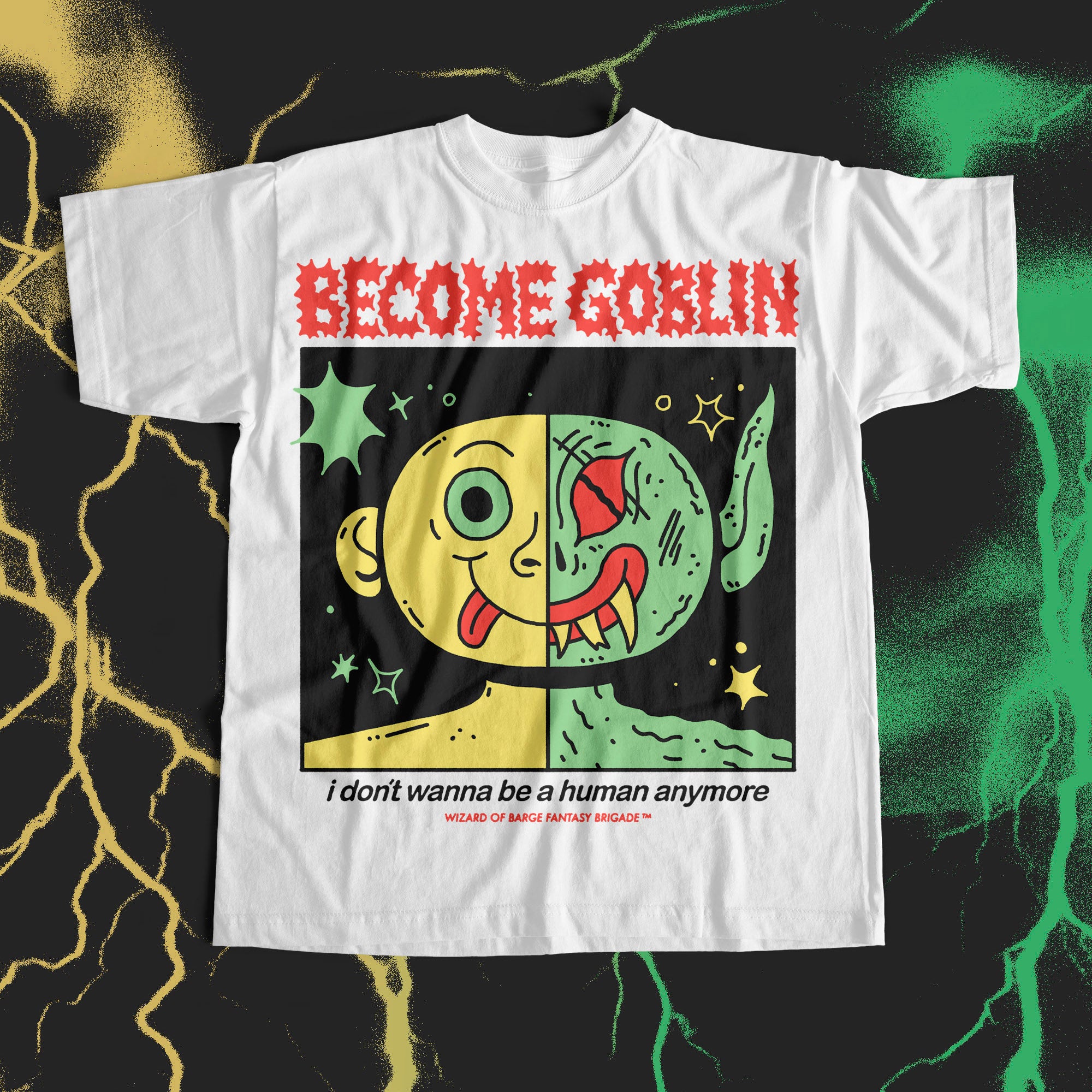 Become Goblin Tee – Wizard of Barge