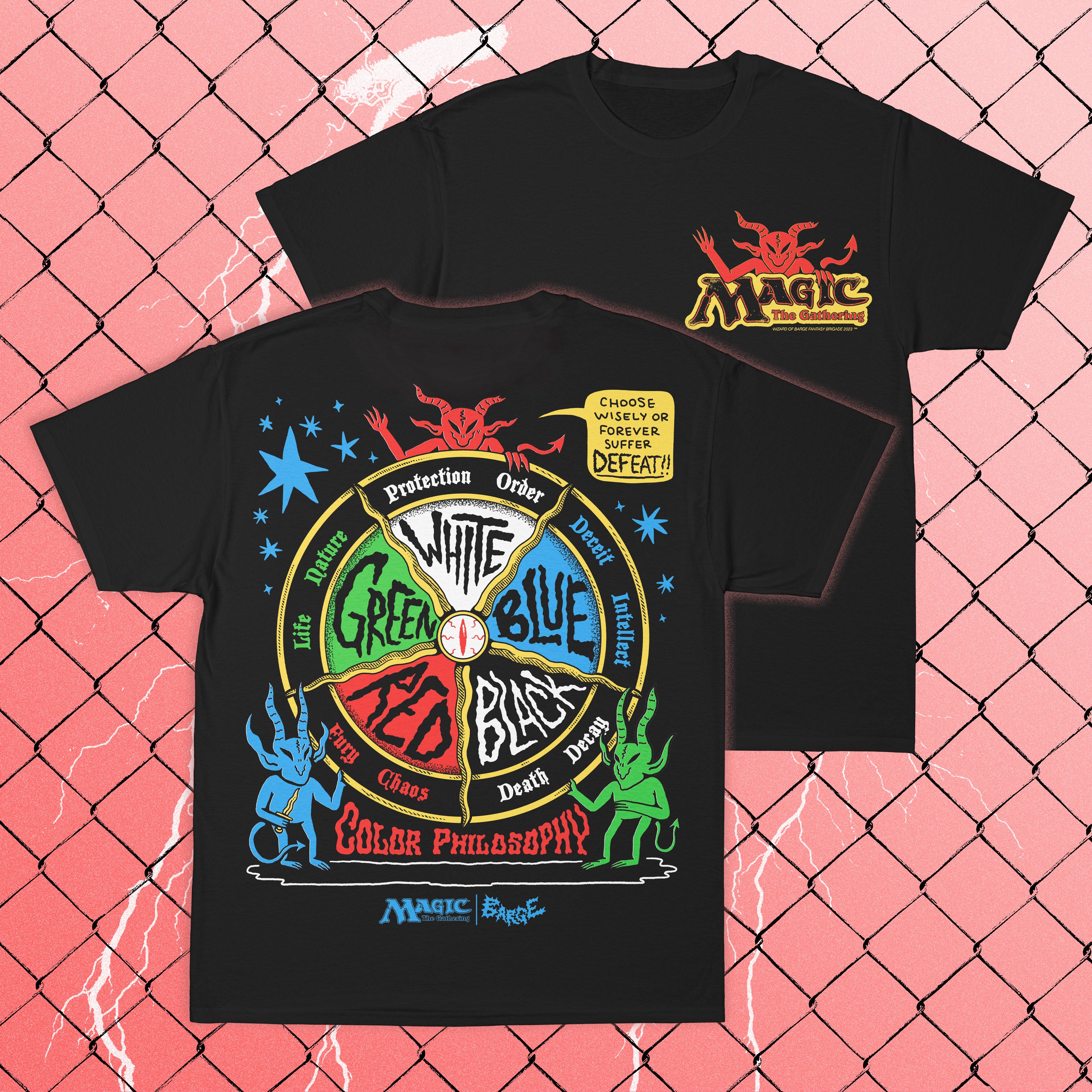 Color Philosophy Tee (Black) - Magic the Gathering Collection
