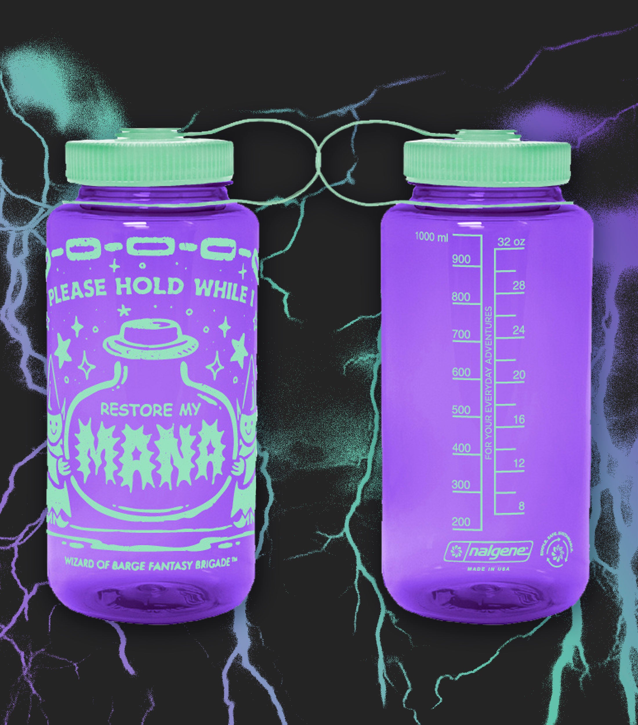 Mana Drought Water Bottle – Wizard of Barge