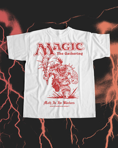 Math Is For Blockers Tee - Magic the Gathering Collection