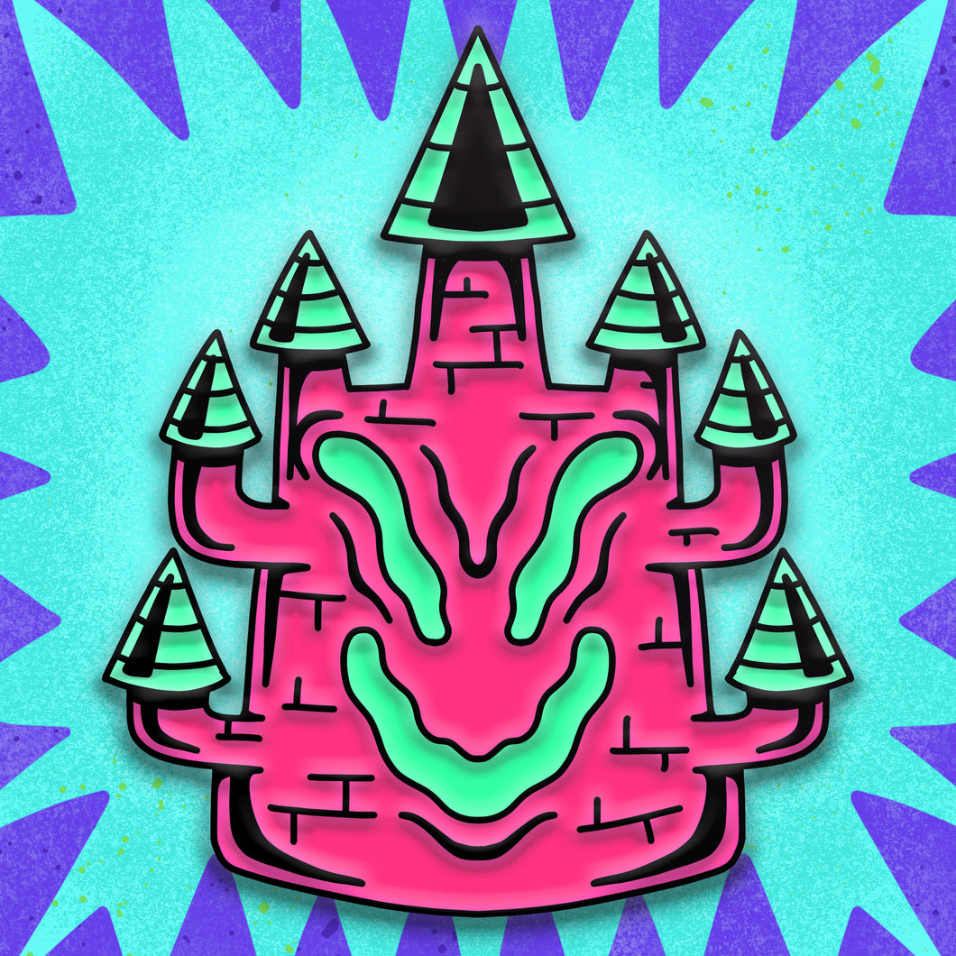 Castle Enamel Pin