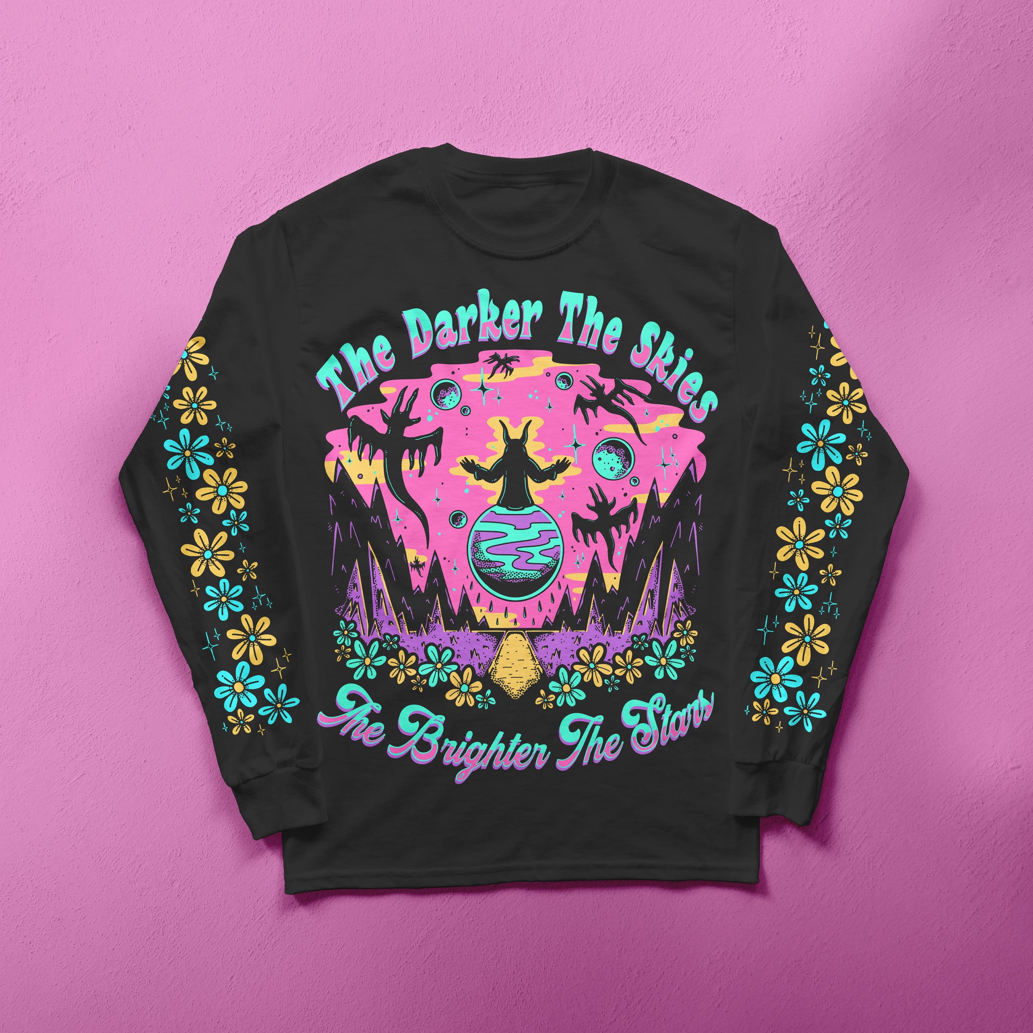 Dark Skies, Bright Stars Longsleeve Tee – Wizard of Barge