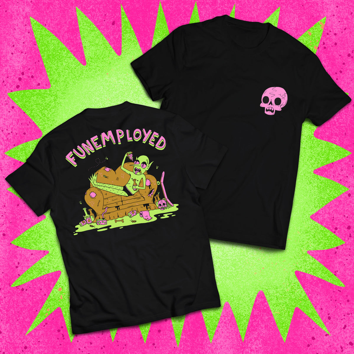 Funemployed Tee – Wizard of Barge