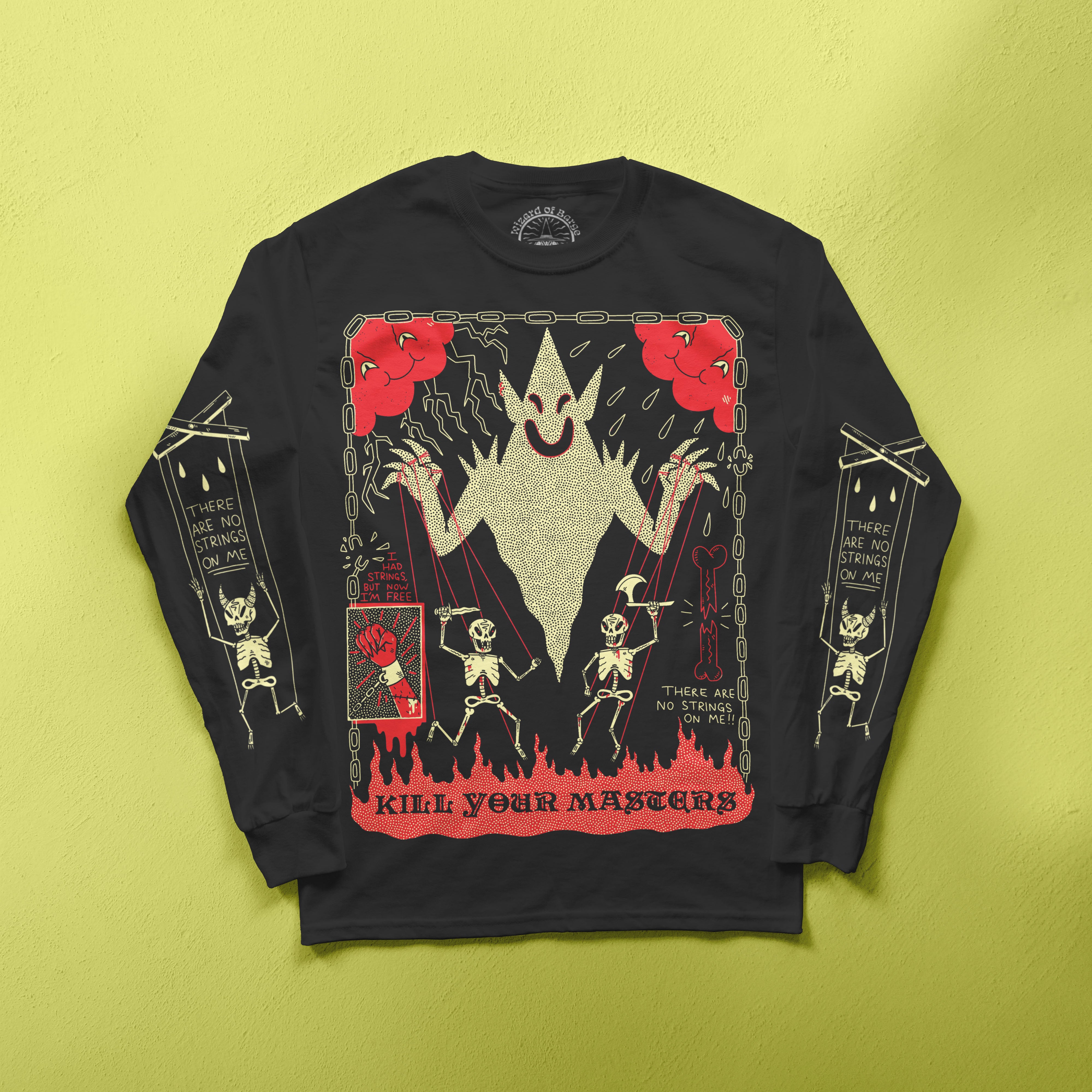 Kill Your Masters Longsleeve Tee – Wizard of Barge