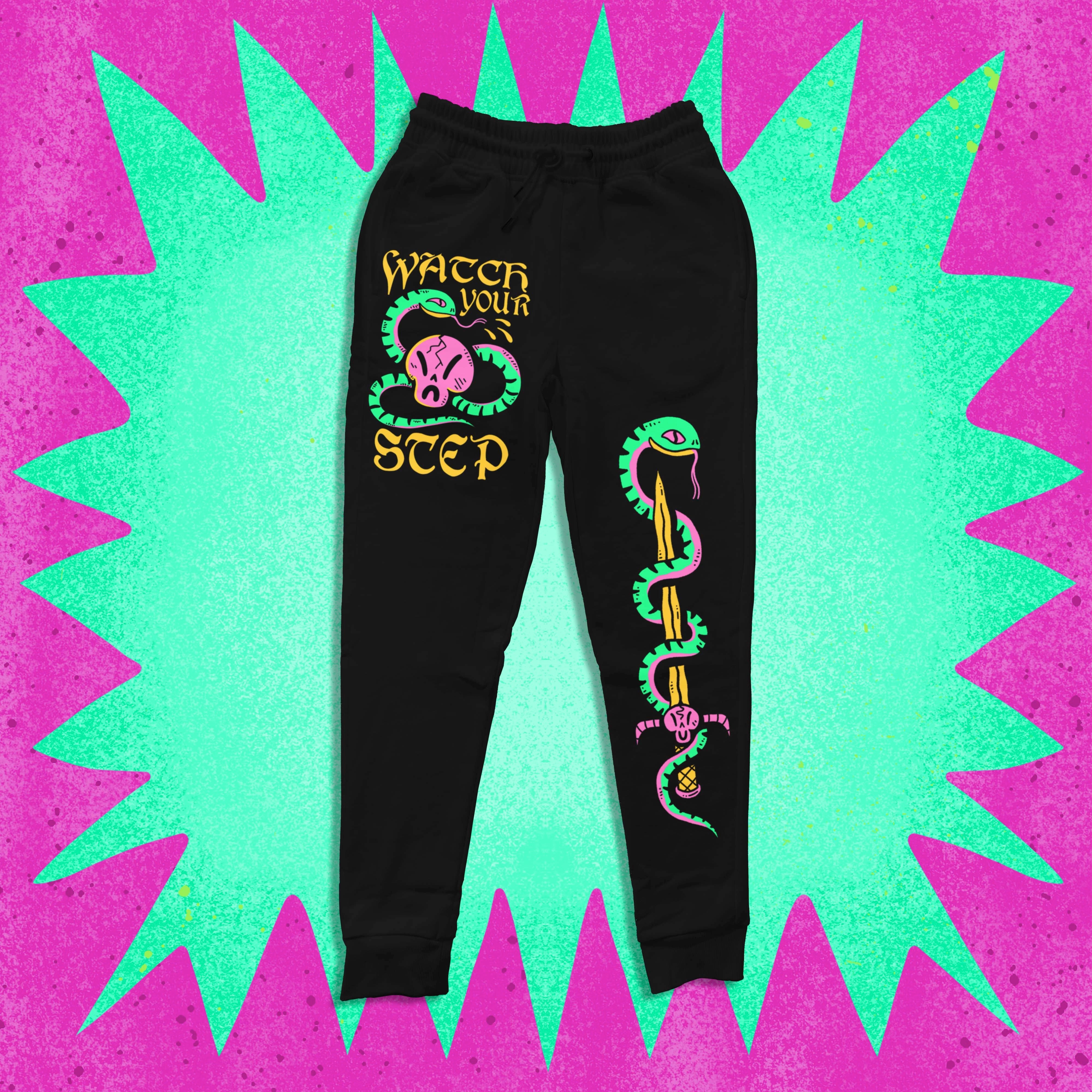 Watch Your Step Sweatpants – Wizard of Barge